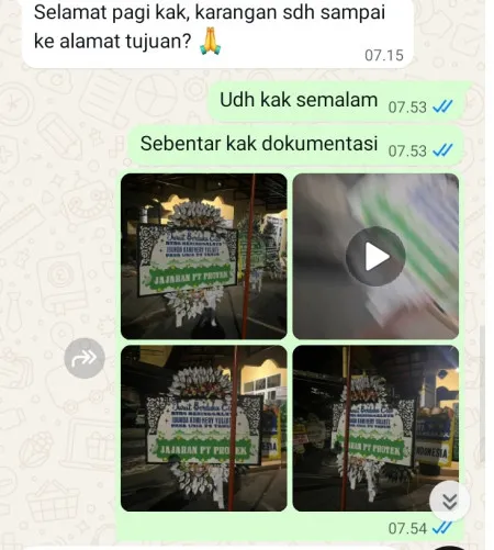 Pengiriman Papan Bunga Selamat Menara Mandiri