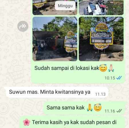 Pengiriman Papan Bunga Duka Menara Mandiri